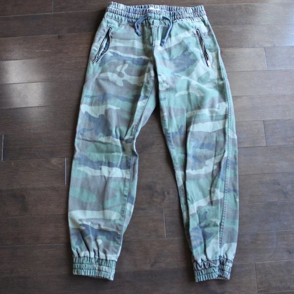 Tna Elastic Waist And Hem Jeans XS Camo - Picture 1 of 4